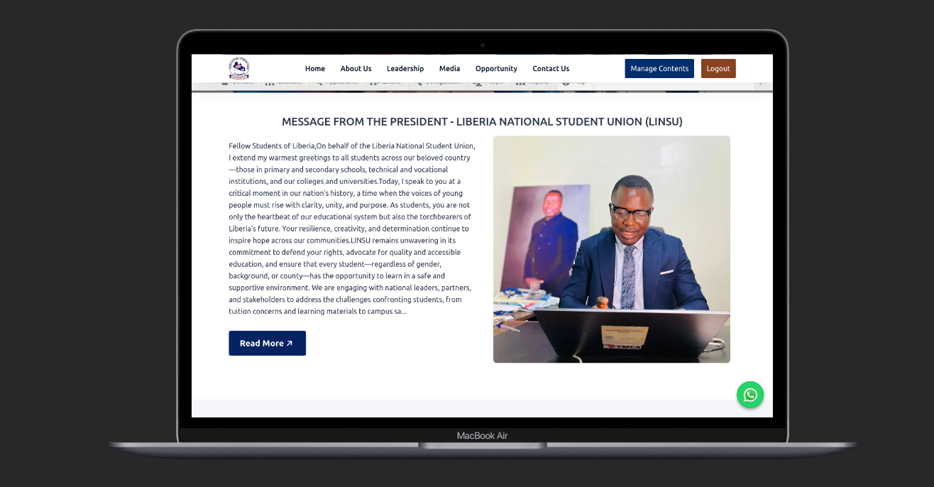 LINSU Website Launch